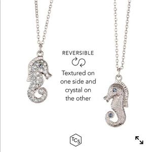 Touchstone Crystal Seahorse Necklace